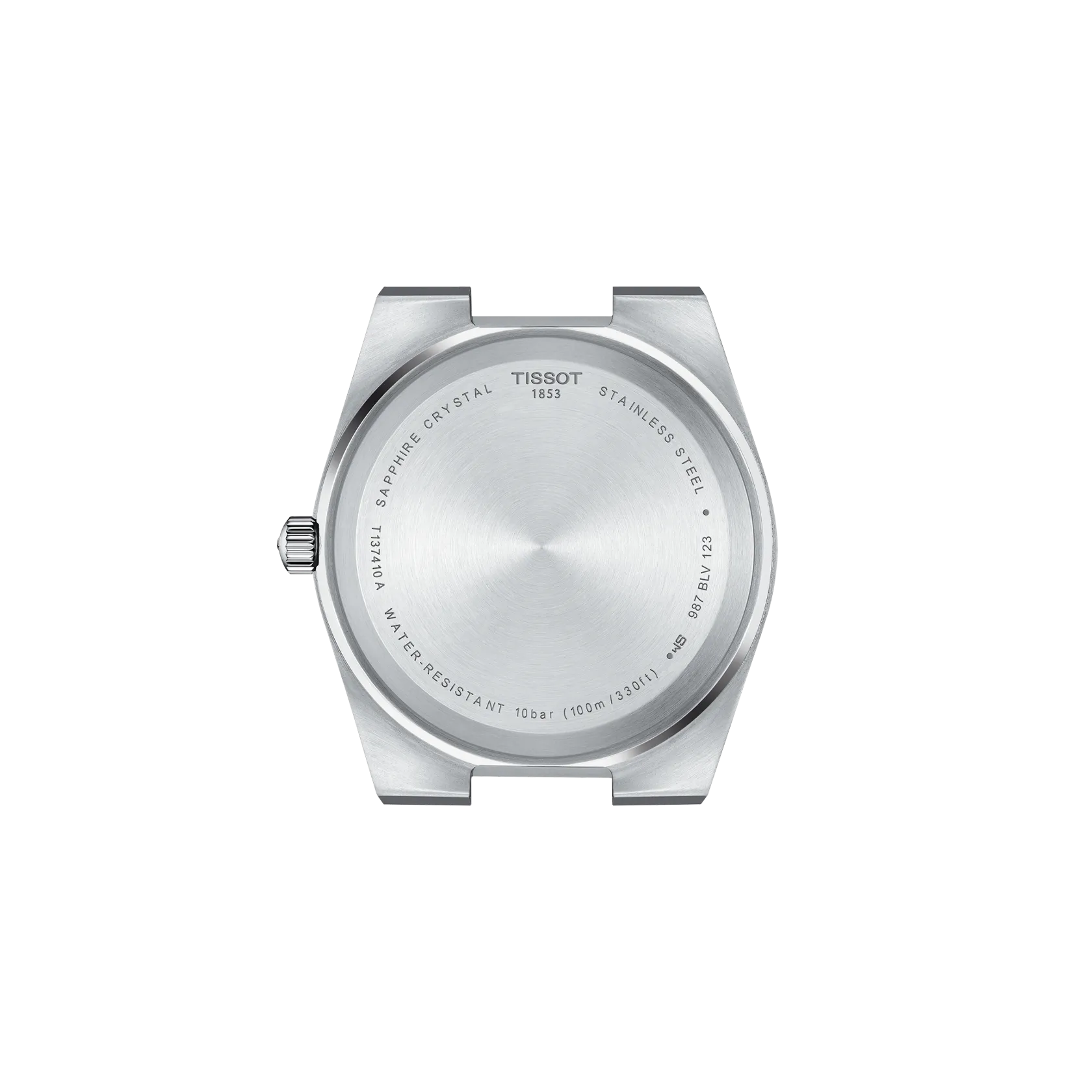 RELOJ TISSOT PRX, CUARZO, ESFERA AZUL, FAJA DE CUERO AZUL, FECHA, 40 MM