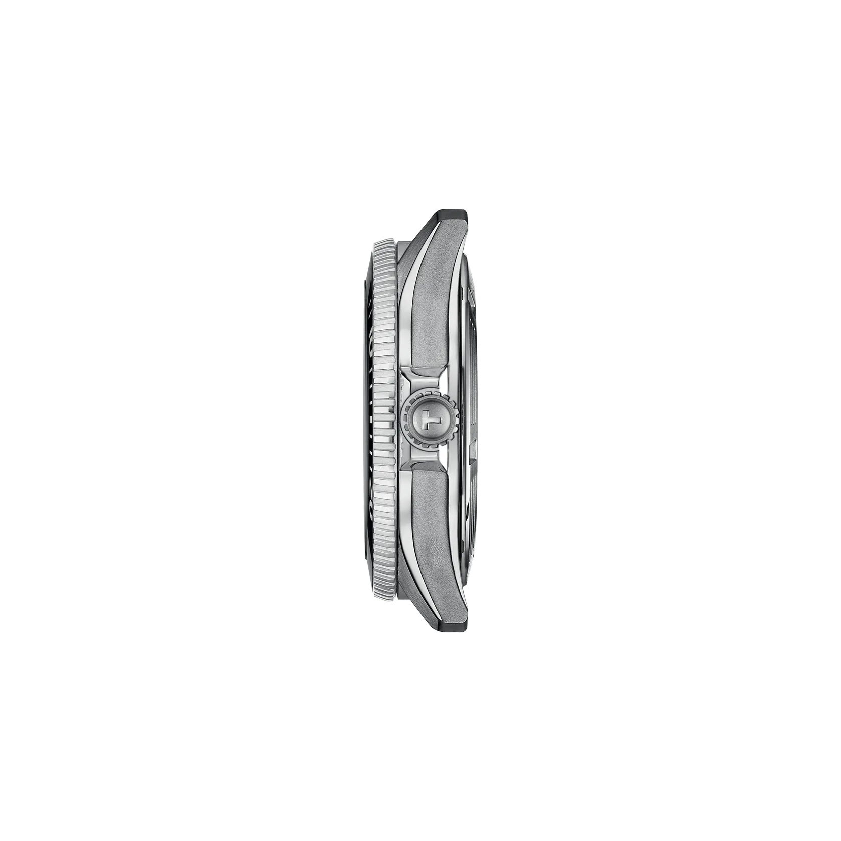RELOJ TISSOT SEASTAR 1000, AUTOMCÁTICO, ESFERA NEGRA, BRAZALETE DE ACERO, FECHA, 40 MM