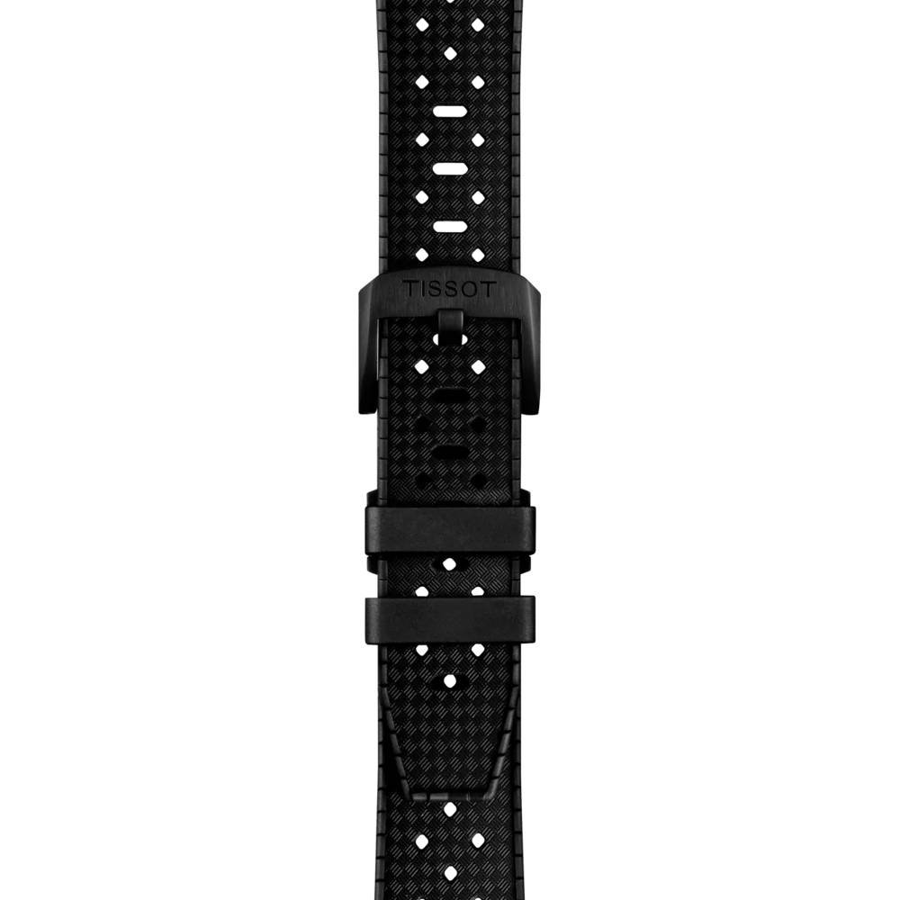 RELOJ TISSOT SEASTAR 1000, AUTOMCÁTICO, ESFERA AZUL, FAJA DE CAUCHO NEGRO, FECHA, 40 MM