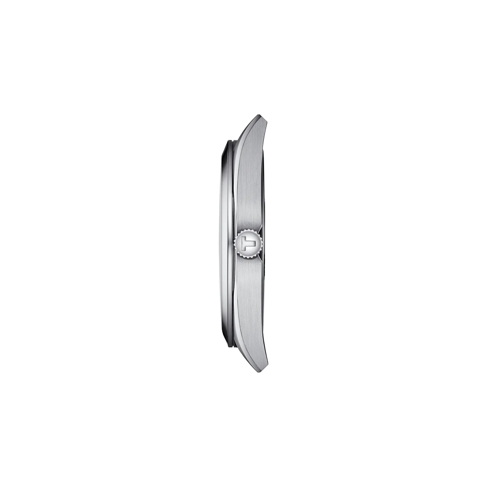 RELOJ TISSOT GENTLEMAN, CUARZO, ESFERA NEGRA, BRAZALETE DE ACERO, FECHA, 40 MM