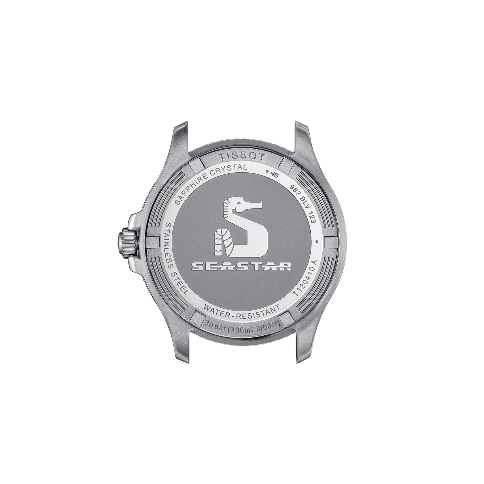 RELOJ TISSOT SEASTAR 1000, CUARZO, ESFERA AZUL, BRAZALETE DE ACERO, FECHA, 40 MM