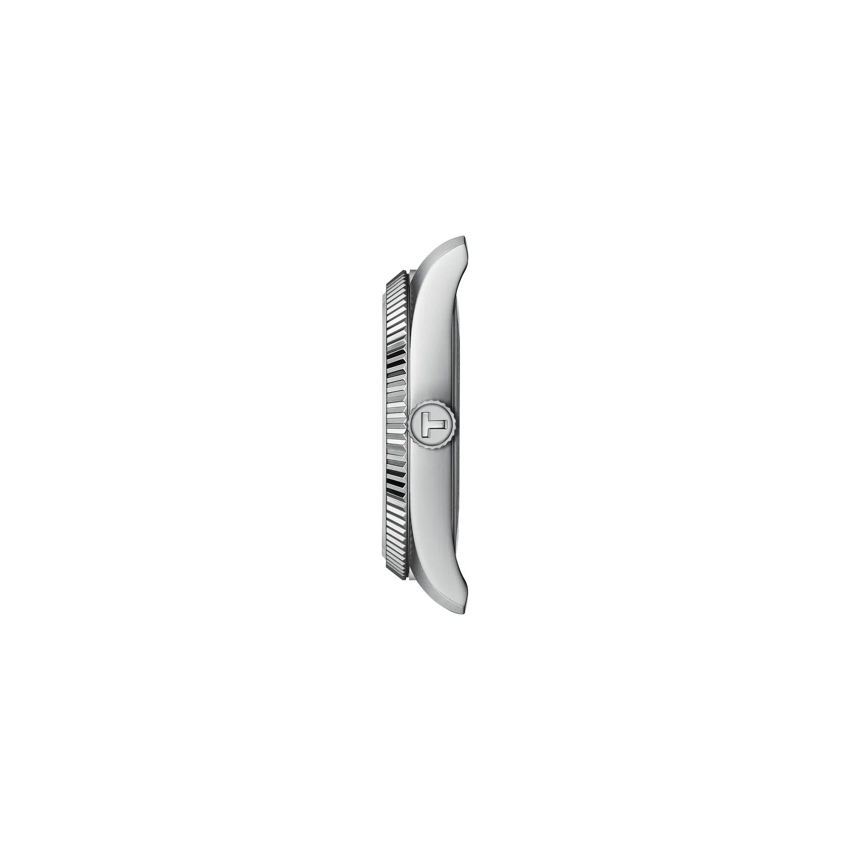 RELOJ TISSOT BALLADE, CUARZO, ESFERA CELESTE, BRAZALETE DE ACERO, FECHA, 34 MM