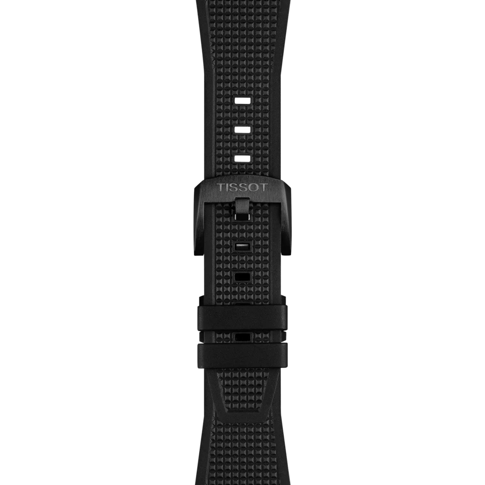 RELOJ TISSOT PRX, AUTOMCÁTICO, ESFERA NEGRA CARBCÓN, FAJA DE CAUCHO NEGRA, CARBCÓN, 40 MM