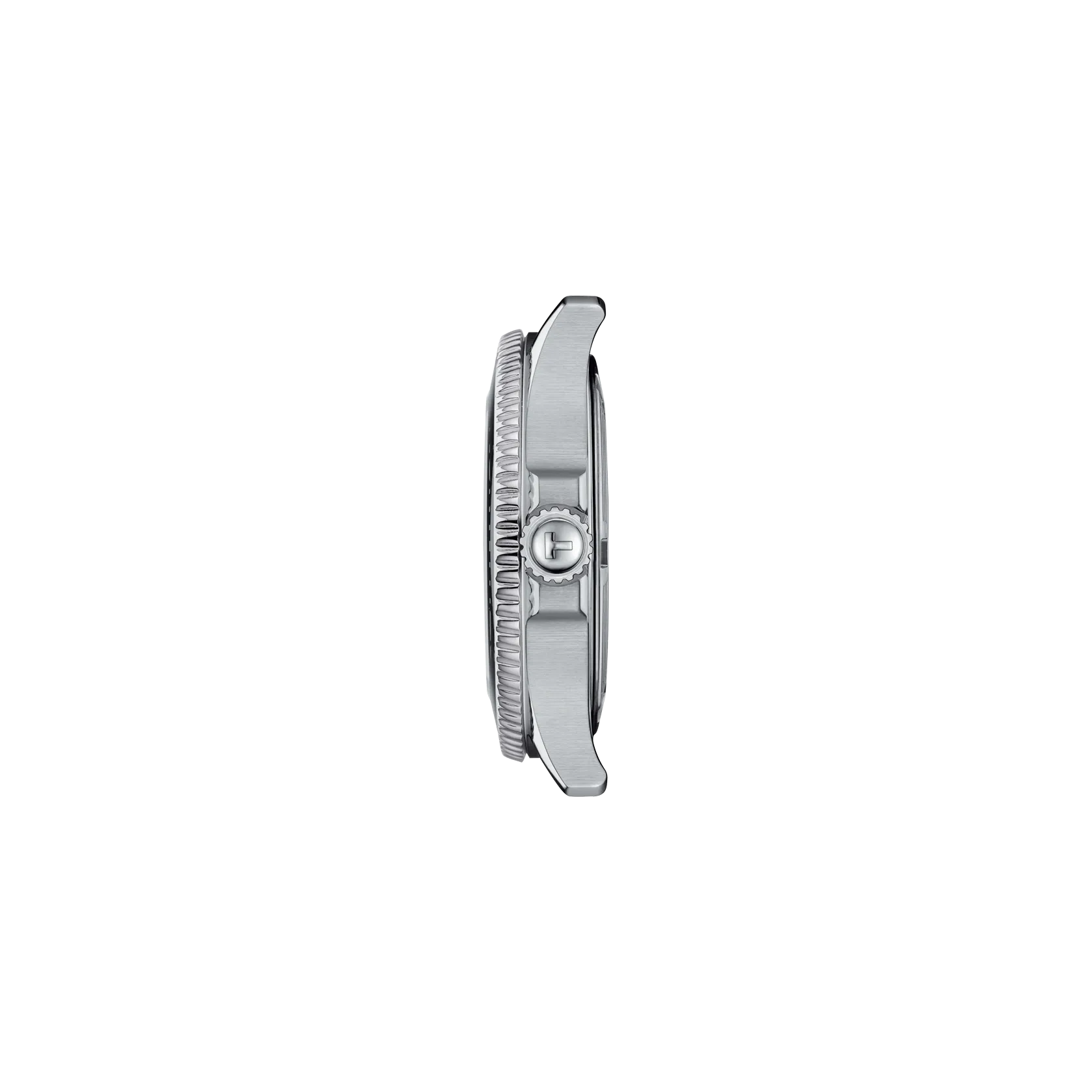 RELOJ TISSOT SEASTAR 1000, CUARZO, ESFERA NEGRA, BRAZALETE DE ACERO, FECHA, 36 MM