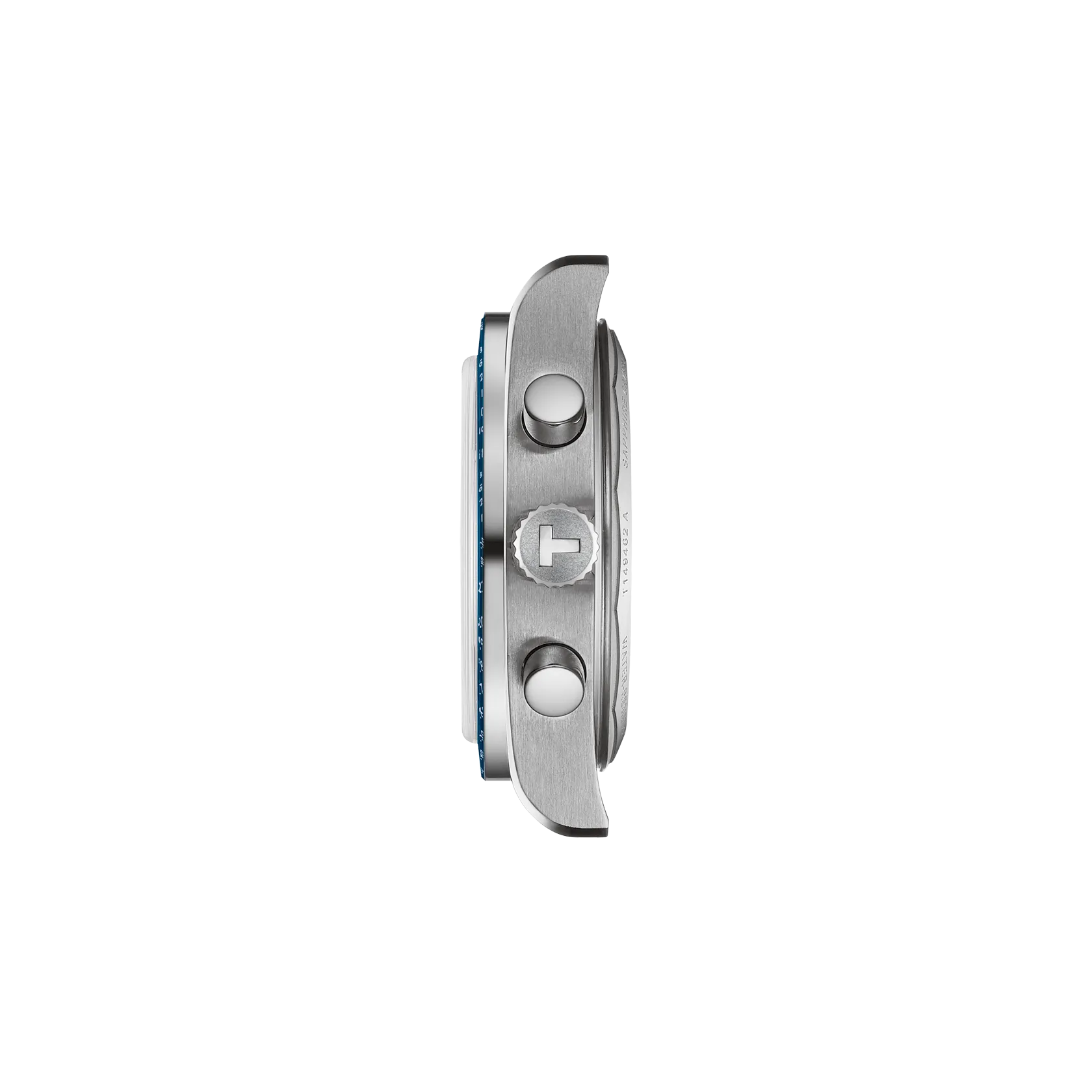 RELOJ TISSOT PRX516, AUTOMCÁTICO, ESFERA BLANCA, BRAZALETE DE ACERO, CRONCÓGRAFO, 41 MM