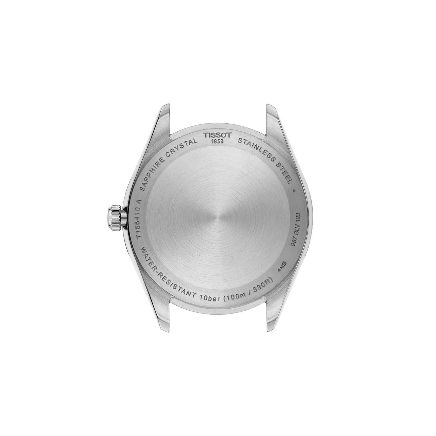 RELOJ TISSOT BALLADE, CUARZO, ESFERA AZUL, BRAZALETE DE ACERO, FECHA, 40 MM