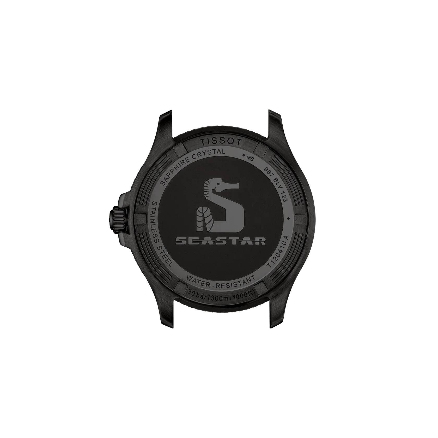 RELOJ TISSOT SEASTAR 1000, CUARZO, ESFERA ROJA, BRAZALETE DE ACERO PVD, FECHA, 40 MM