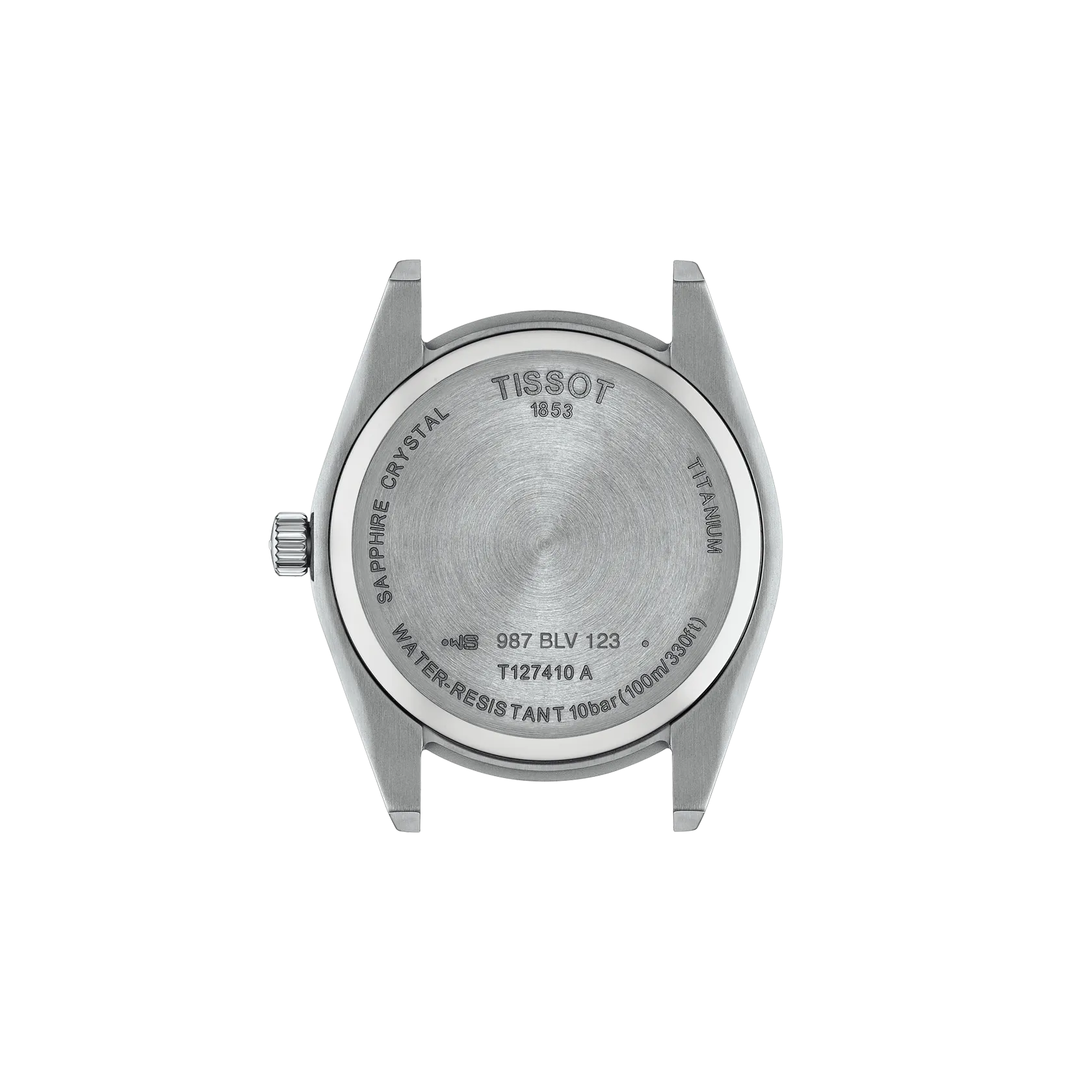 RELOJ TISSOT GENTLEMAN, CUARZO, ESFERA AZUL, BRAZALETE DE TITANIO, FECHA, 40 MM