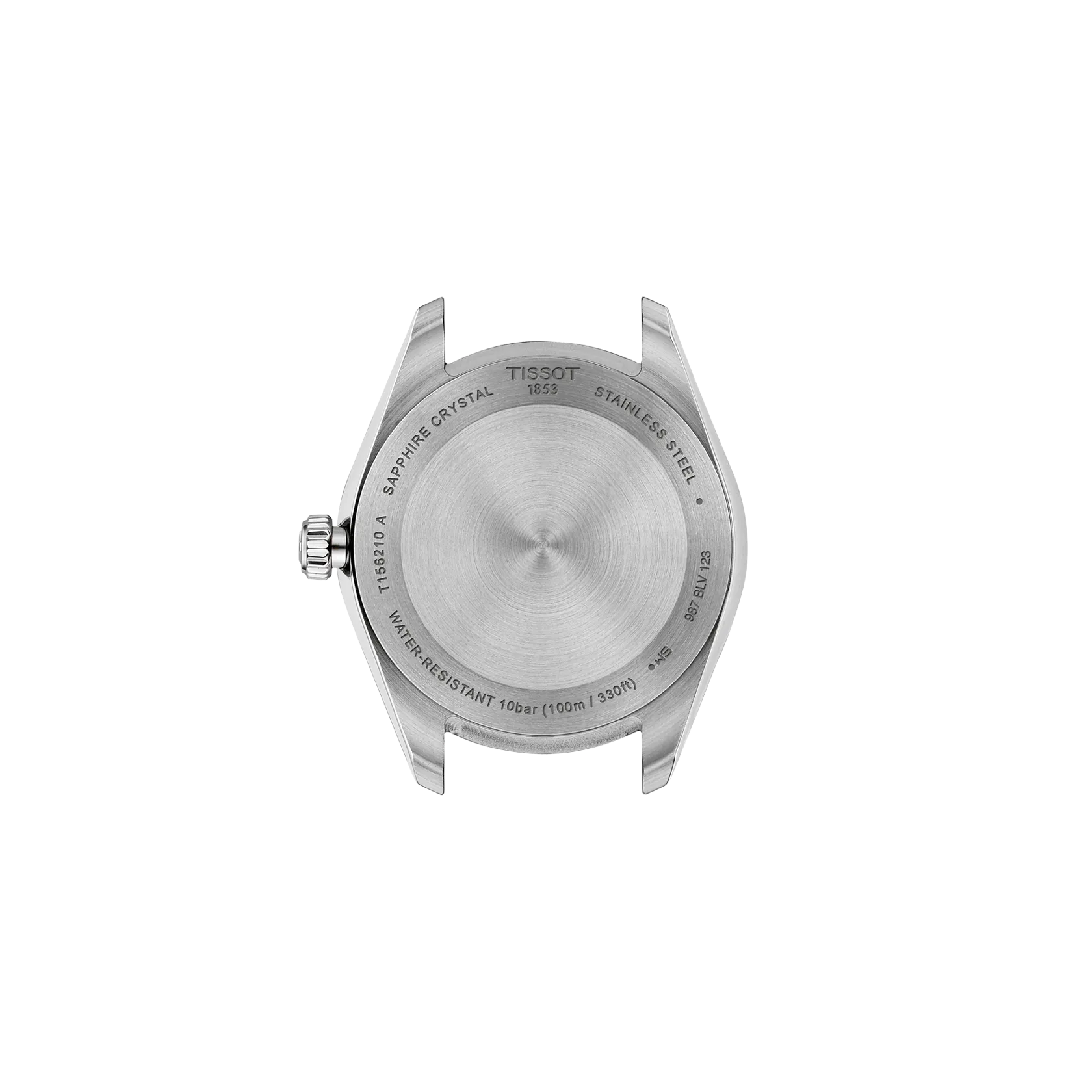 RELOJ TISSOT BALLADE, CUARZO, ESFERA AZUL, BRAZALETE DE ACERO BICOLOR TONO ROSA, FECHA, 34 MM