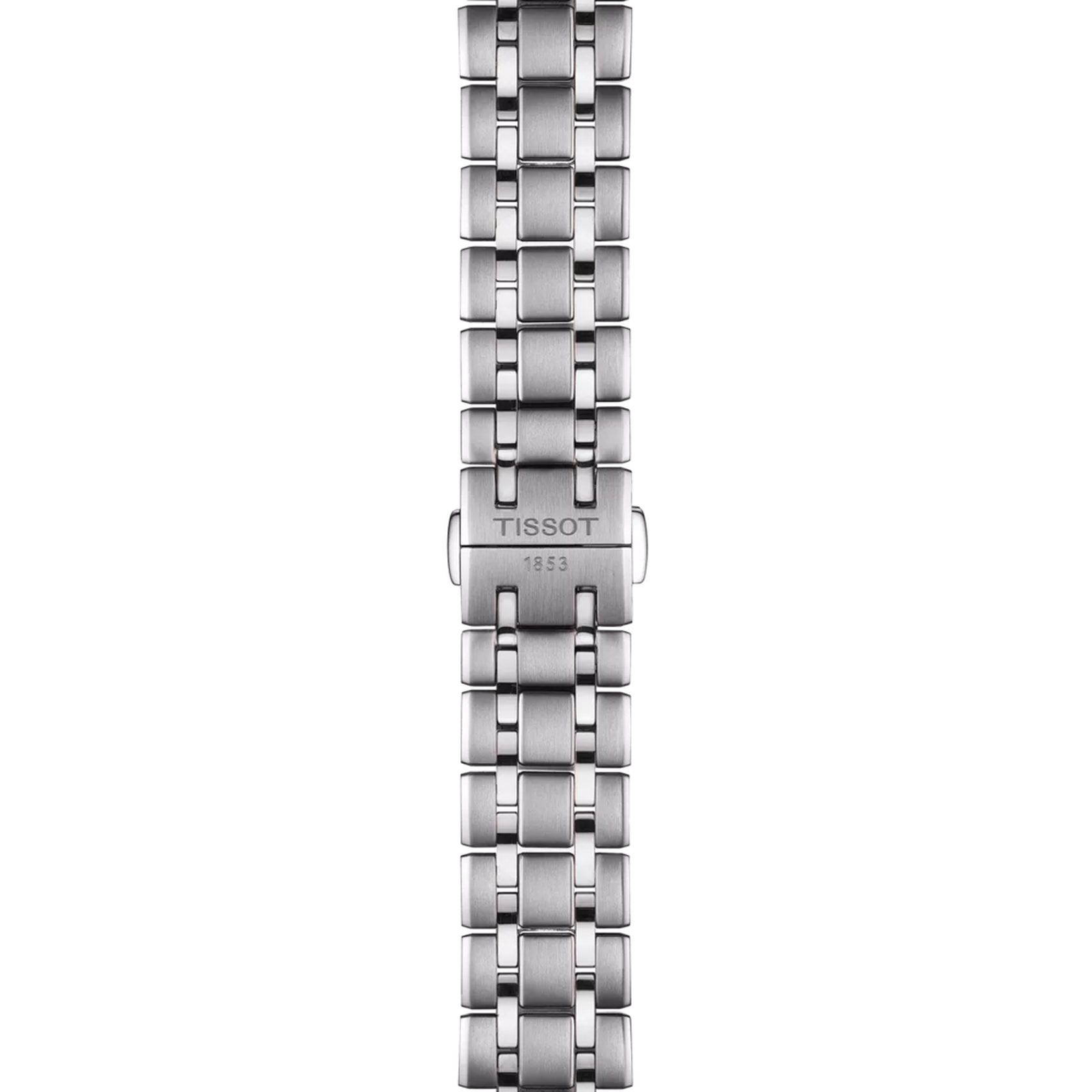 RELOJ TISSOT CHEMIN DES TOURELLES, AUTOMCÁTICO, ESFERA GRIS, BRAZALETE DE ACERO, FECHA, 39 MM