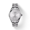 RELOJ TISSOT PR 100, CUARZO, ESFERA GRIS, BRAZALETE DE TITANIO, FECHA, 40 MM