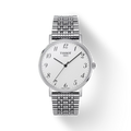 RELOJ TISSOT EVERYTIME, CUARZO, ESFERA BLANCA, BRAZALETE DE ACERO, 38 MM