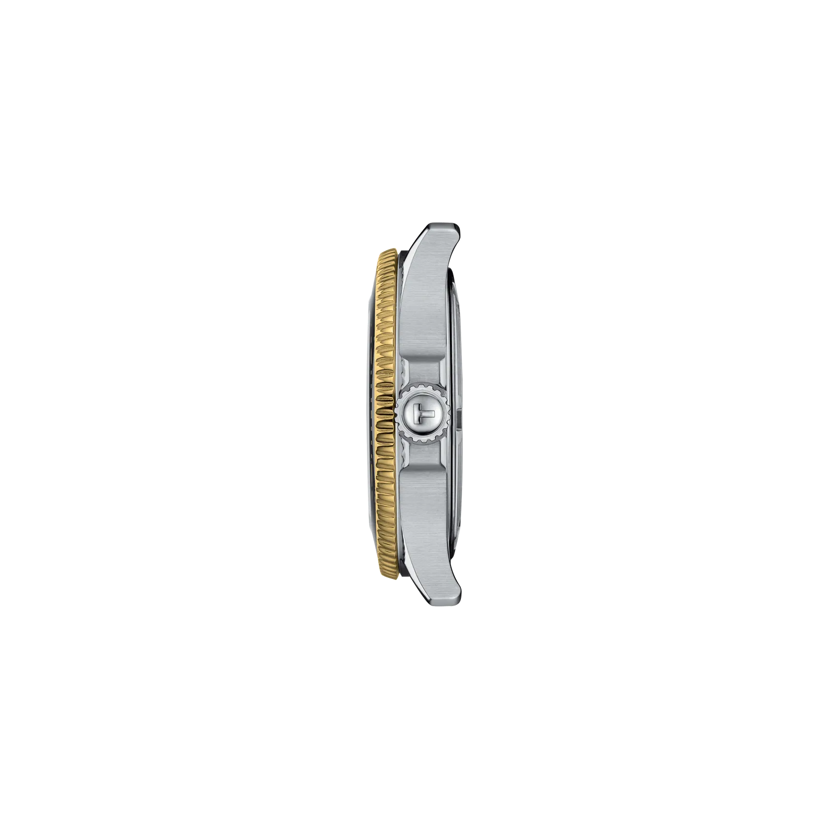 RELOJ TISSOT SEASTAR 1000, CUARZO, ESFERA NEGRA, BRAZALETE DE ACERO, FECHA, 36 MM