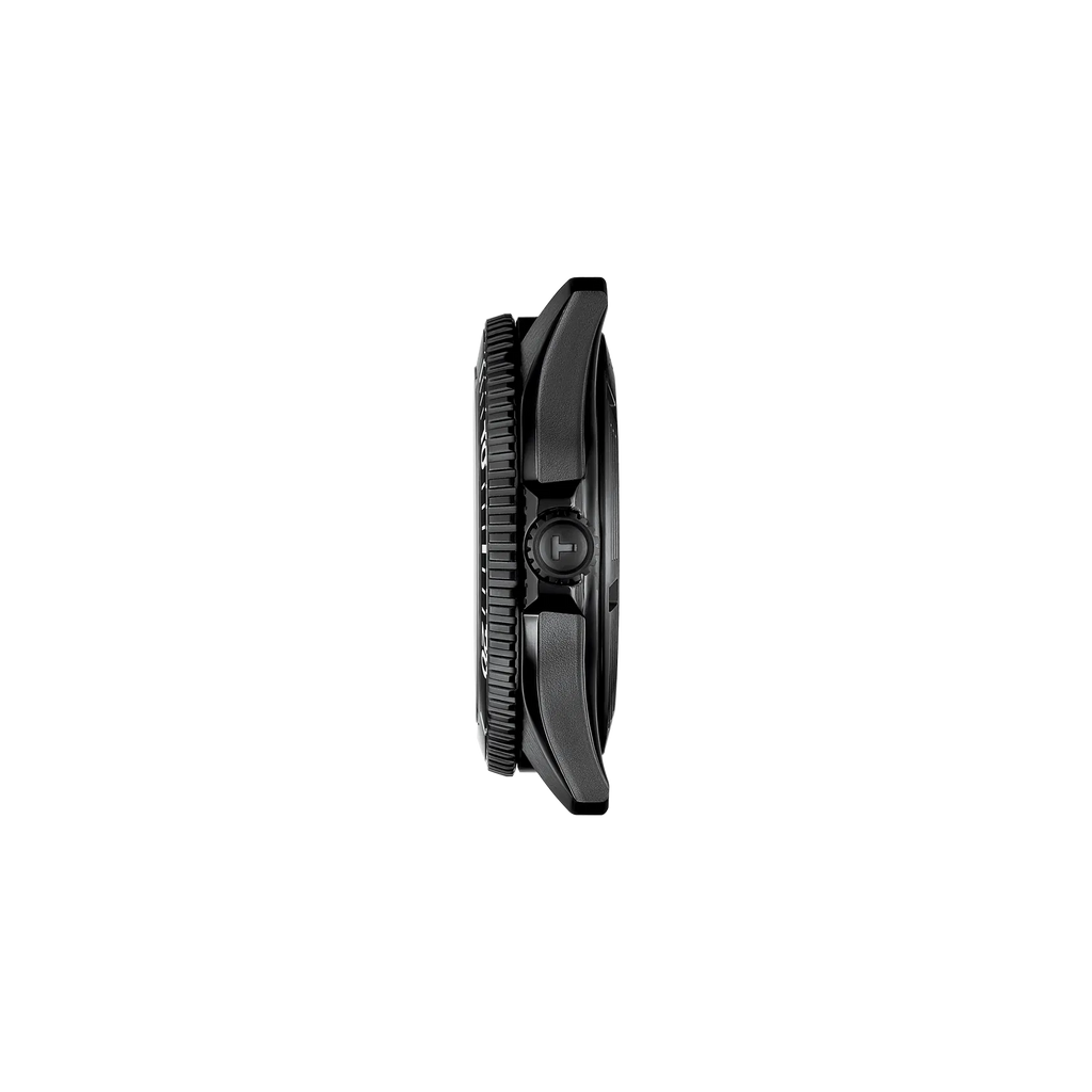 RELOJ TISSOT SEASTAR 1000, AUTOMCÁTICO, ESFERA AZUL, FAJA DE CAUCHO NEGRO, FECHA, 40 MM