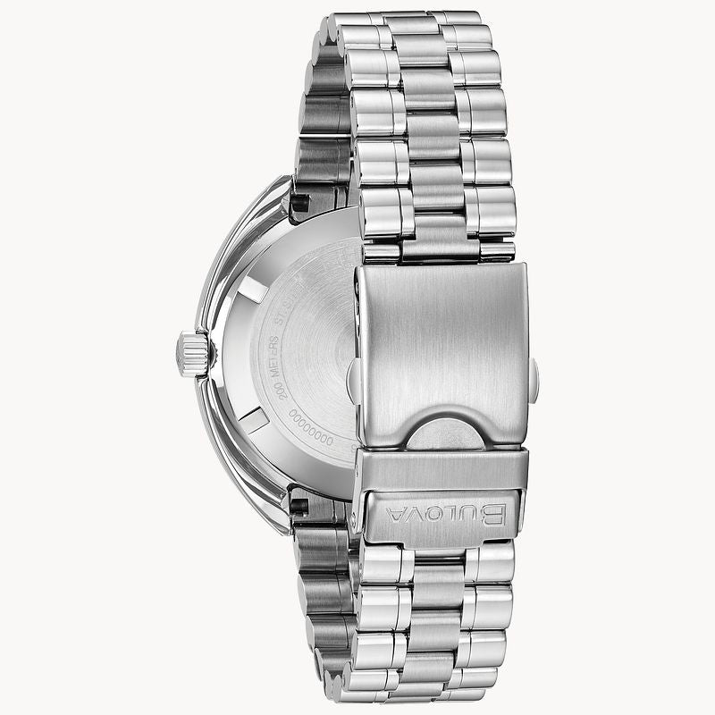 RELOJ BULOVA DEVIL DIVER OCEANOGRAPHER, AUTOMATICO, ESFERA VERDE, BRAZALETE DE ACERO, FECHA, 44 MM