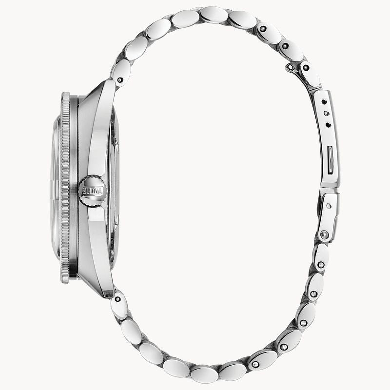 RELOJ BULOVA DEVIL DIVER OCEANOGRAPHER, AUTOMATICO, ESFERA VERDE, BRAZALETE DE ACERO, FECHA, 44 MM