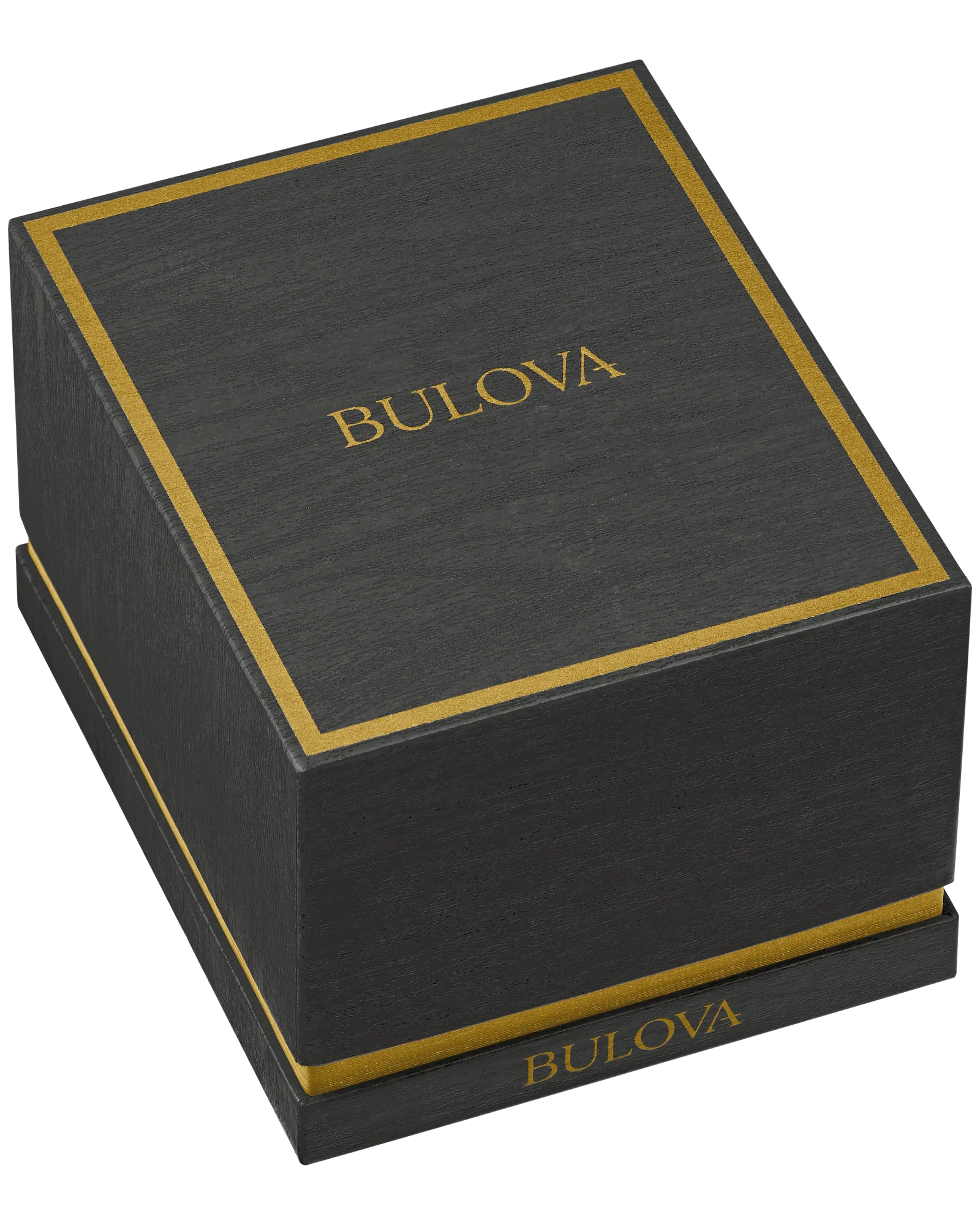 RELOJ BULOVA MARINE STAR, CUARZO, ESFERA MARRON, BRAZALETE DE CAUCHO NEGRO, FECHA, 43 MM