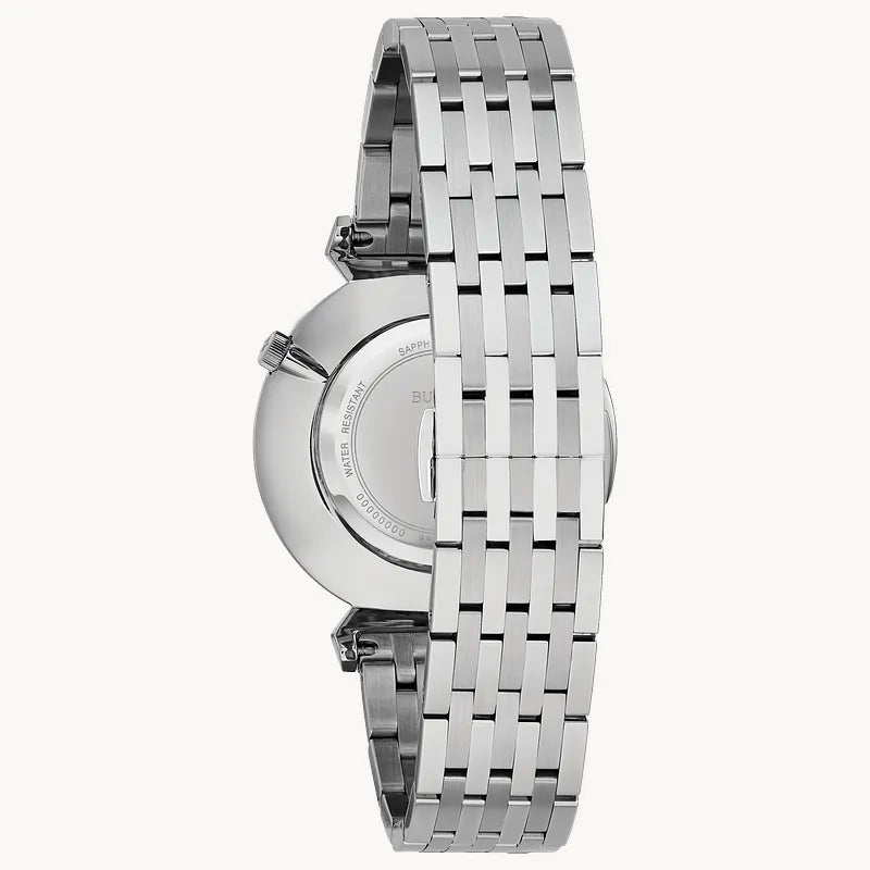 RELOJ BULOVA REGATTA, CUARZO, ESFERA AZUL, BRAZALETE DE ACERO, 38 MM