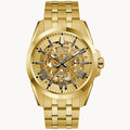 RELOJ BULOVA SUTTON, AUTOMATICO, ESFERA DORADA, BRAZALETE DE ACERO PVD ORO AMARILLO, 43 MM