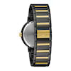 RELOJ BULOVA FUTURO, CUARZO, ESFERA NEGRA, BRAZALETE DE ACERO PVD NEGRO BICOLOR, 40 MM