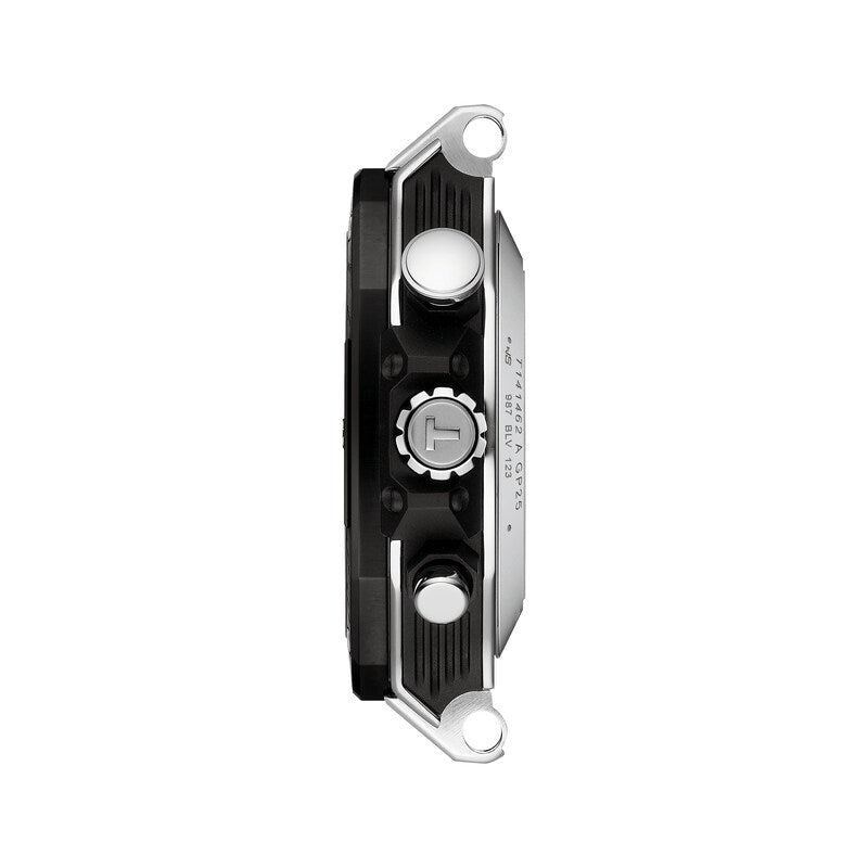 RELOJ TISSOT T-RACE MOTO GP, 2025, CUARZO, ESFERA SKELETON, BRAZALETE DE CAUCHO NEGRO, EDICICÓN LIMITADA, 45 MM