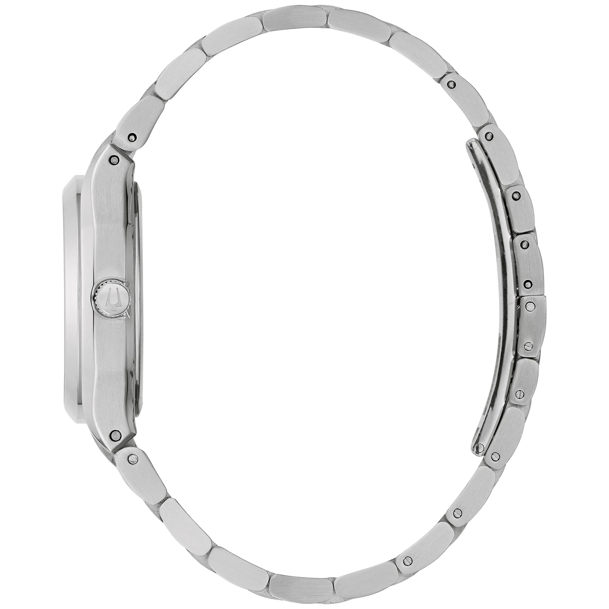 RELOJ BULOVA SURVEYOR, ESFERA AZUL, BRAZALETE DE ACERO, FECHA, 34 MM