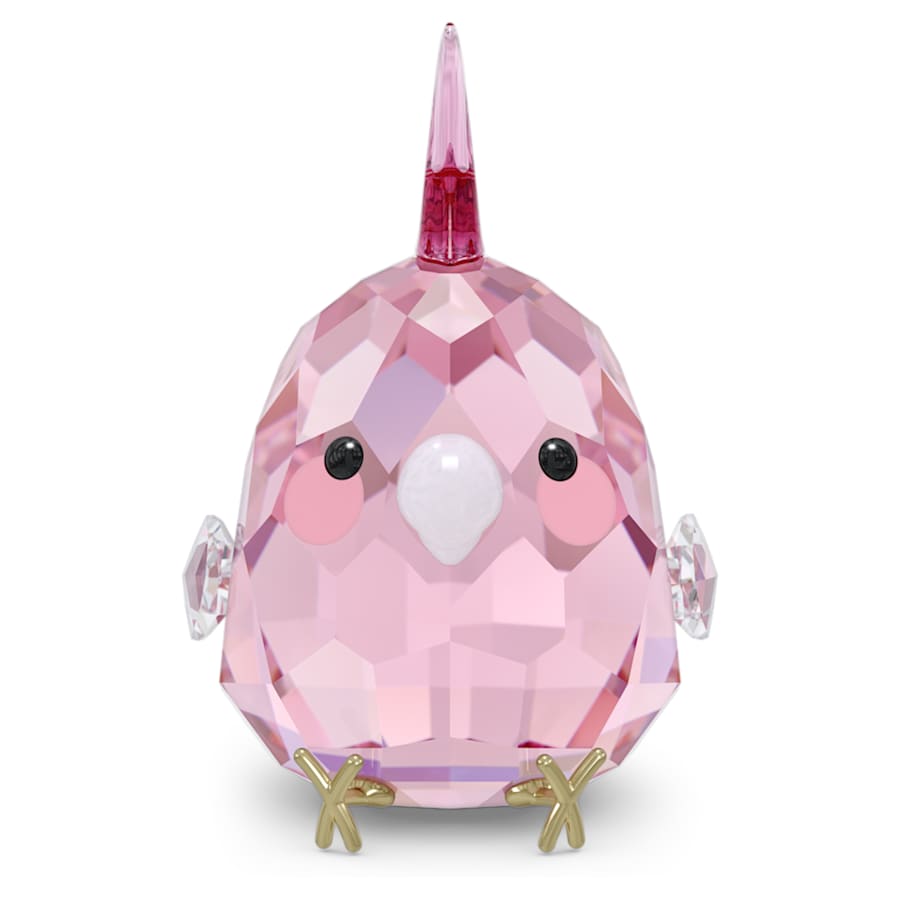 FIGURA DE CRISTAL SWAROVSKI ALL YOU NEED ARE BIRDS CACATCÚA ROSA