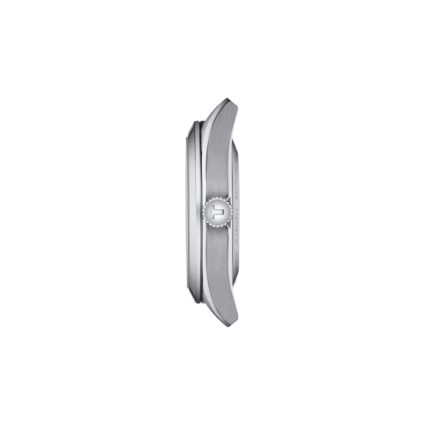 RELOJ TISSOT GENTLEMAN, AUTOMCÁTICO, ESFERA NEGRA, BRAZALETE DE ACERO, FECHA, 40 MM