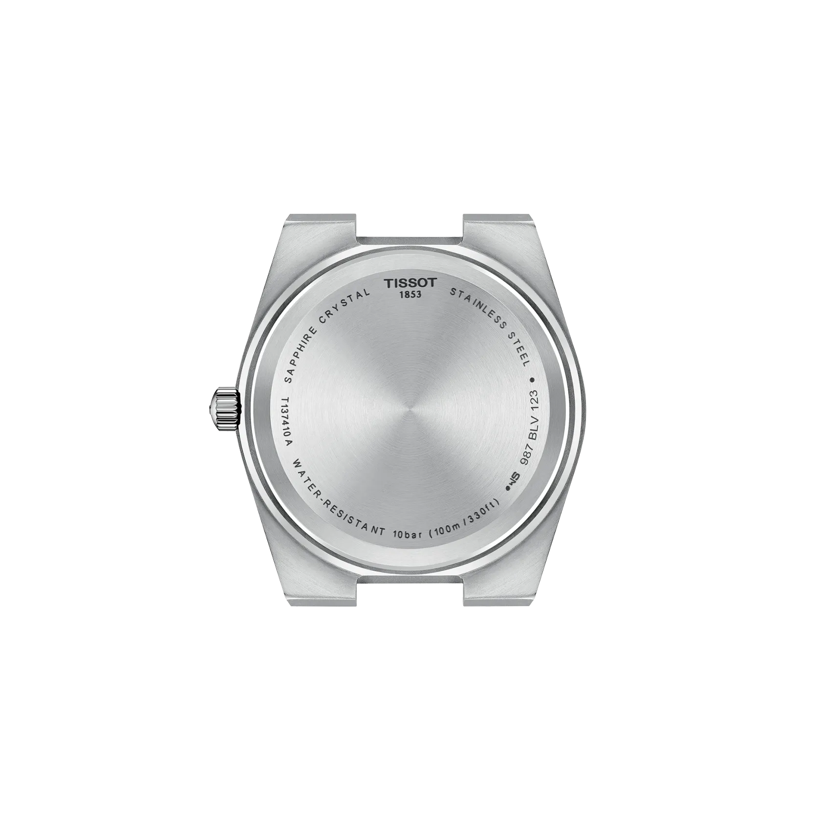 RELOJ TISSOT PRX, CUARZO, ESFERA BLANCA, FAJA DE CAUCHO BLANCA, FECHA, 40 MM