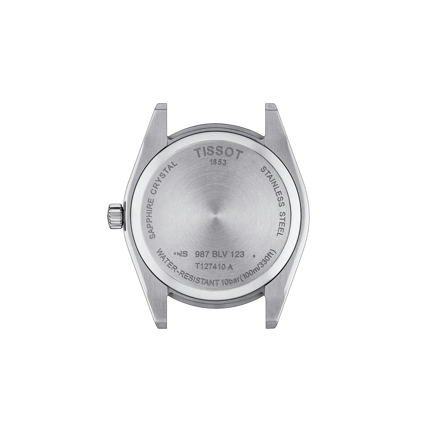 RELOJ TISSOT GENTLEMAN, CUARZO, ESFERA AZUL, BRAZALETE DE ACERO, FECHA, 40 MM