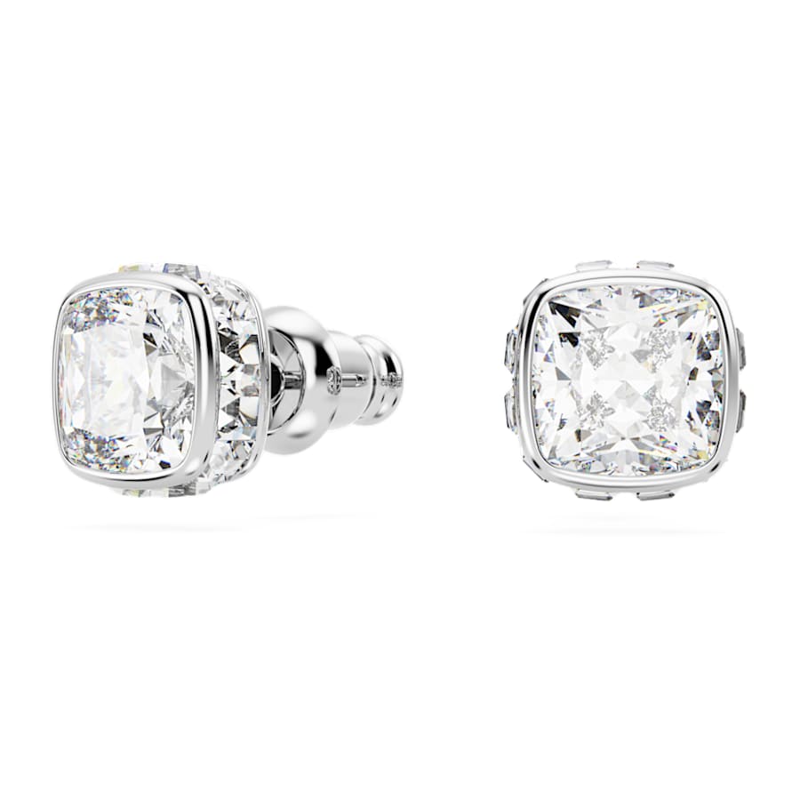 ARETES SWAROVSKI IDYLLIA CRYSTAL PEARLS, CONCHA DE MAR, BLANCO, BAÑO TONO ORO