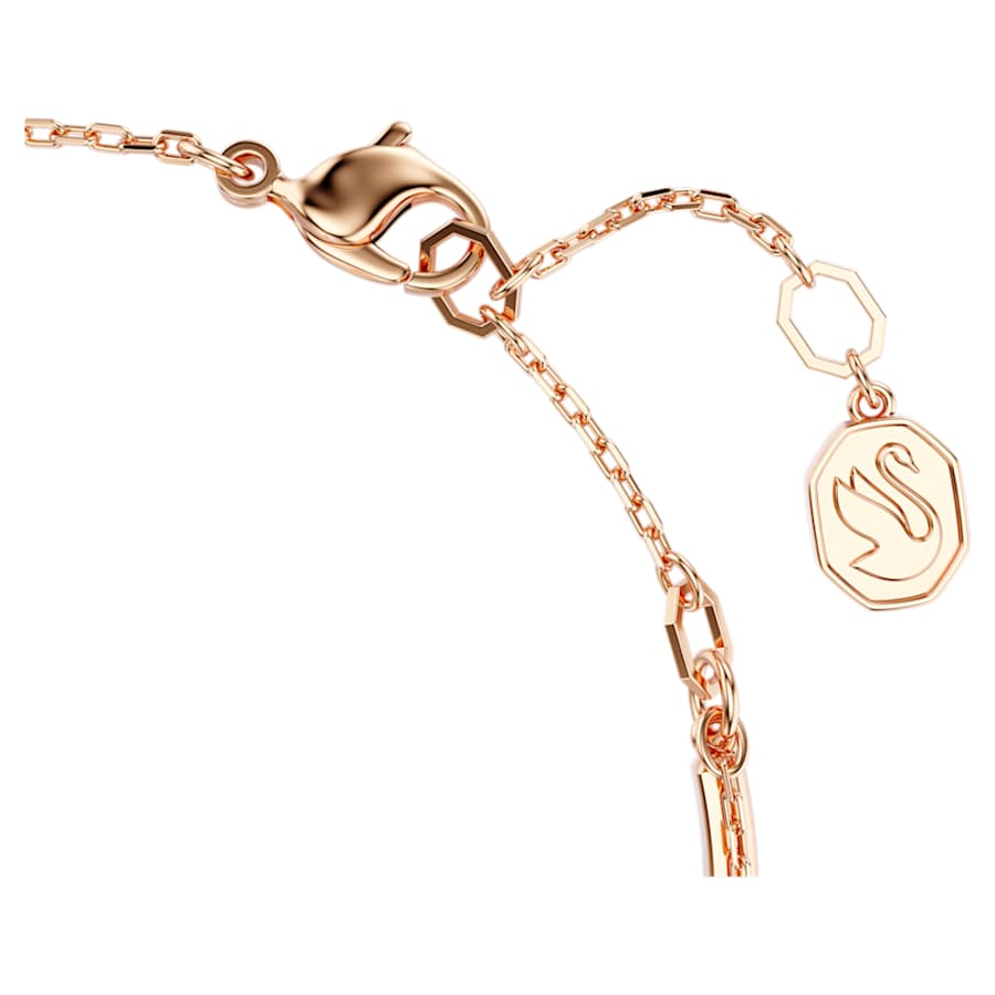 PULSERA SWAROVSKI LUNA LUNA, MULTICOLOR, BAÑO TONO ORO ROSA, TALLA M