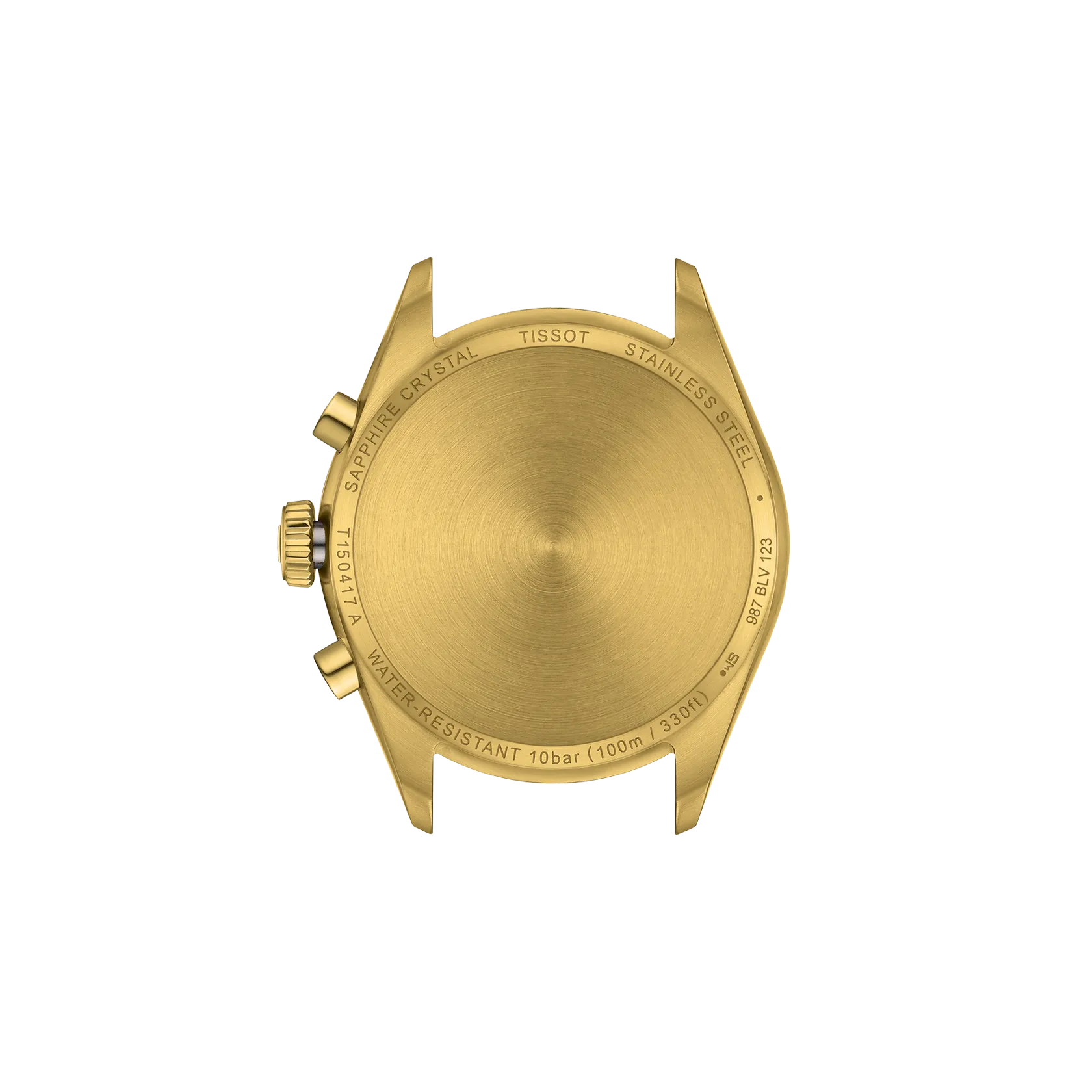 RELOJ TISSOT PR 100, CUARZO, ESFERA GRIS, BRAZALETE DE ACERO PVD, CRONCÓGRAFO, 40 MM