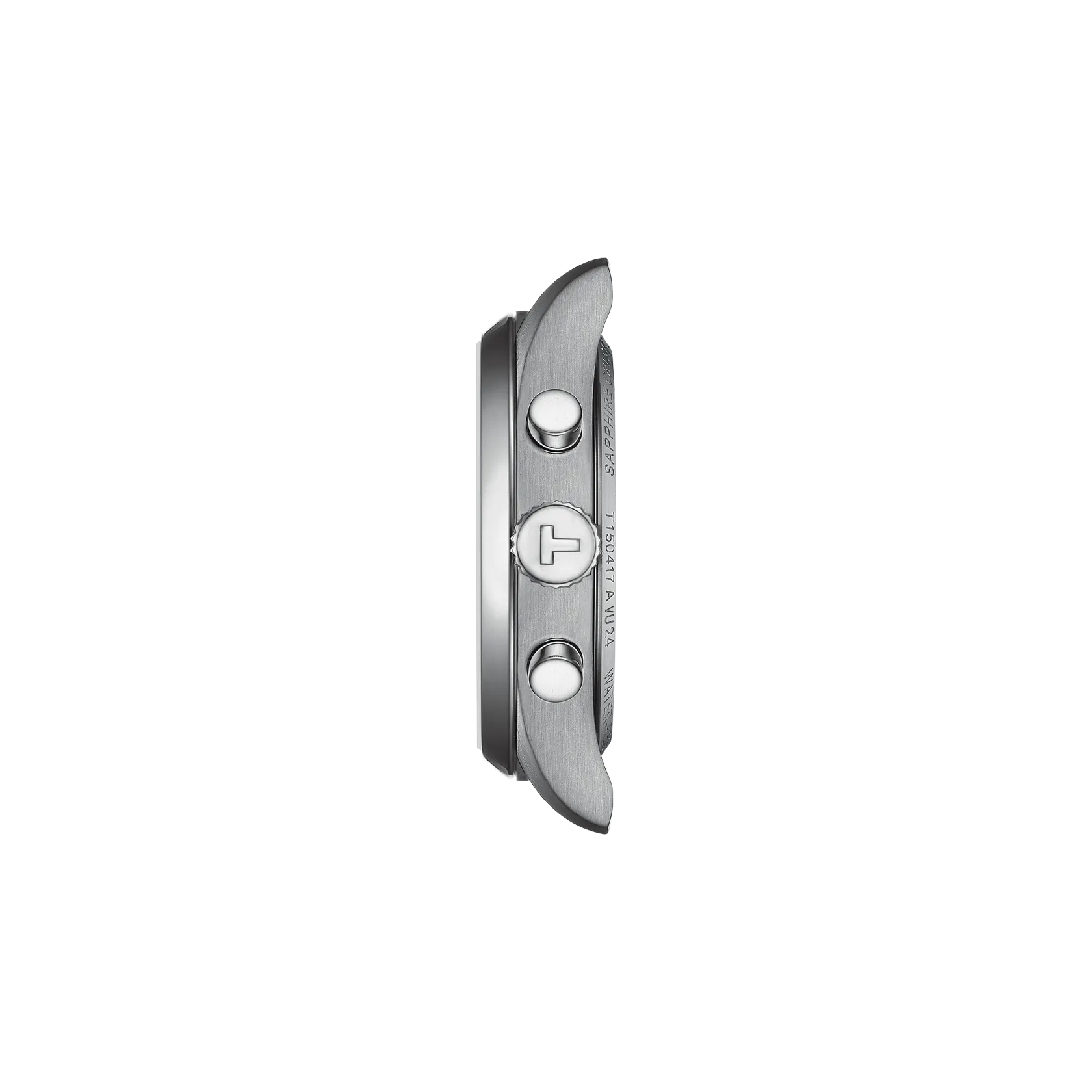 RELOJ TISSOT PR 100 LA VUELTA, CUARZO, ESFERA NEGRA, BRAZALETE DE ACERO, CRONCÓGRAFO, 40 MM