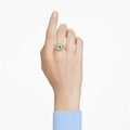 ANILLO SWAROVSKI CHROMA TALLA CUSHION, MULTICOLOR, BAÑO TONO ORO, TALLA 55
