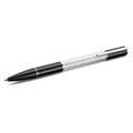 ESCRITURA SWAROVSKI CRYSTALLINE LUSTRE,NEGRO, BAÑO DE RODIO, BALLPOINT