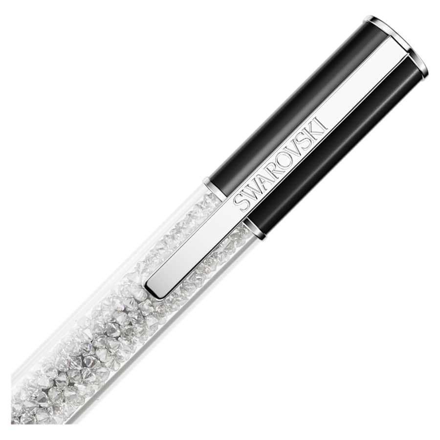 ESCRITURA SWAROVSKI CRYSTALLINE LUSTRE,NEGRO, BAÑO DE RODIO, BALLPOINT