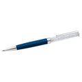 ESCRITURA SWAROVSKI CRYSTALLINE AZUL, LACADO AZUL, CROMADO, BALLPOINT