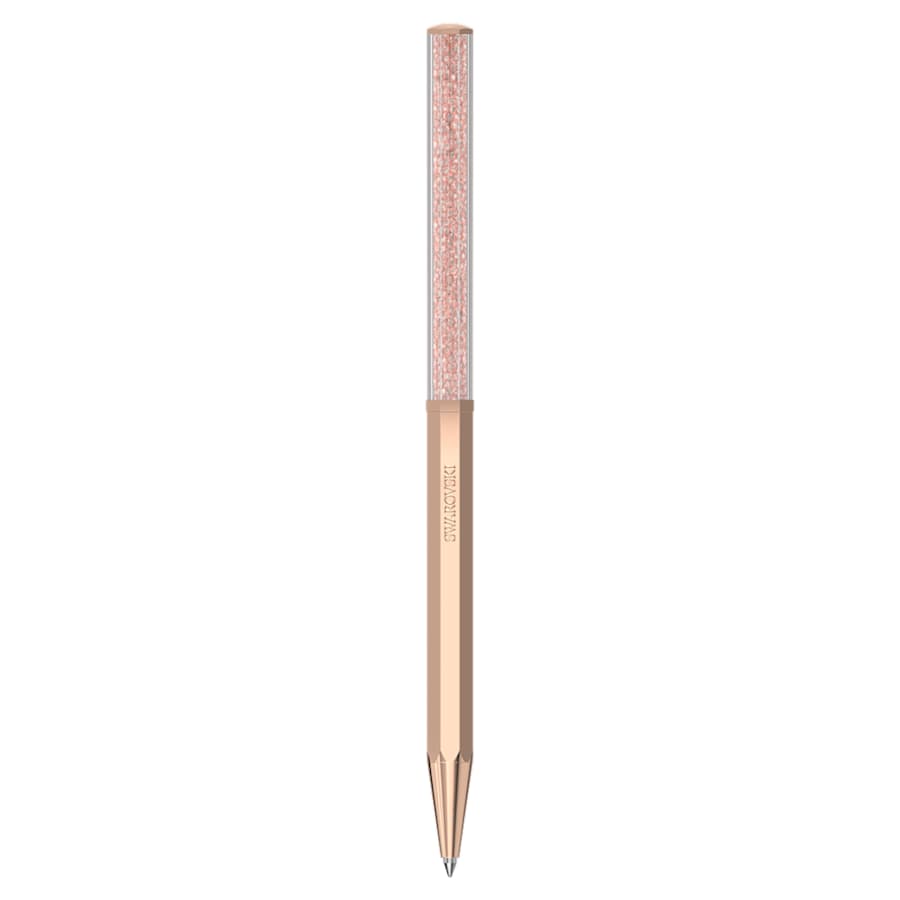 ESCRITURA SWAROVSKI CRYSTALLINE FORMA OCTAGONAL, TONO ORO ROSA, BAÑO TONO ORO ROSA, BALLPOINT