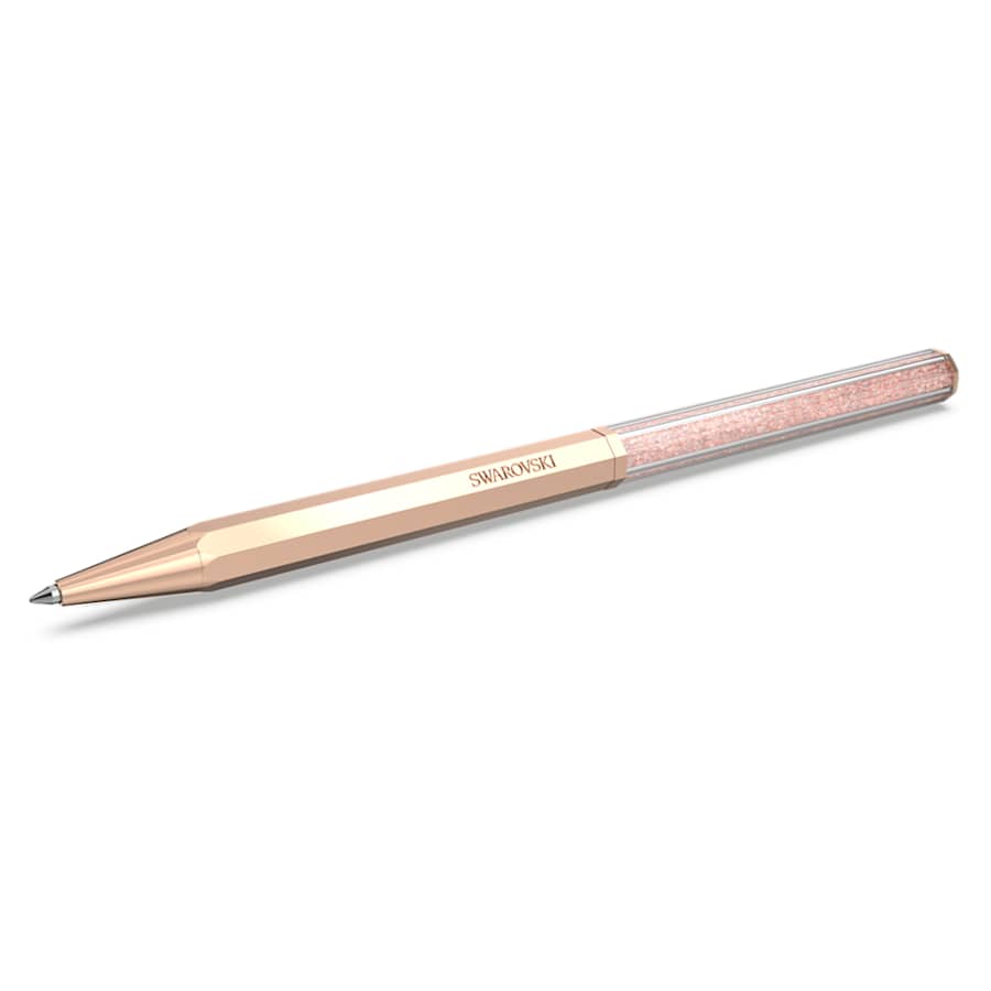 ESCRITURA SWAROVSKI CRYSTALLINE FORMA OCTAGONAL, TONO ORO ROSA, BAÑO TONO ORO ROSA, BALLPOINT