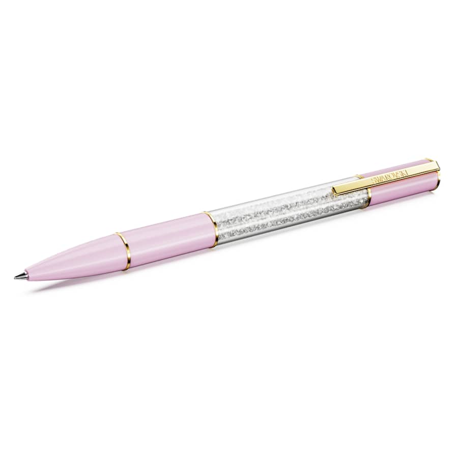 ESCRITURA SWAROVSKI CRYSTALLINE LUSTRE ROSA, BAÑO TONO ORO, BALLPOINT