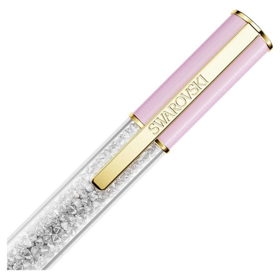 ESCRITURA SWAROVSKI CRYSTALLINE LUSTRE ROSA, BAÑO TONO ORO, BALLPOINT