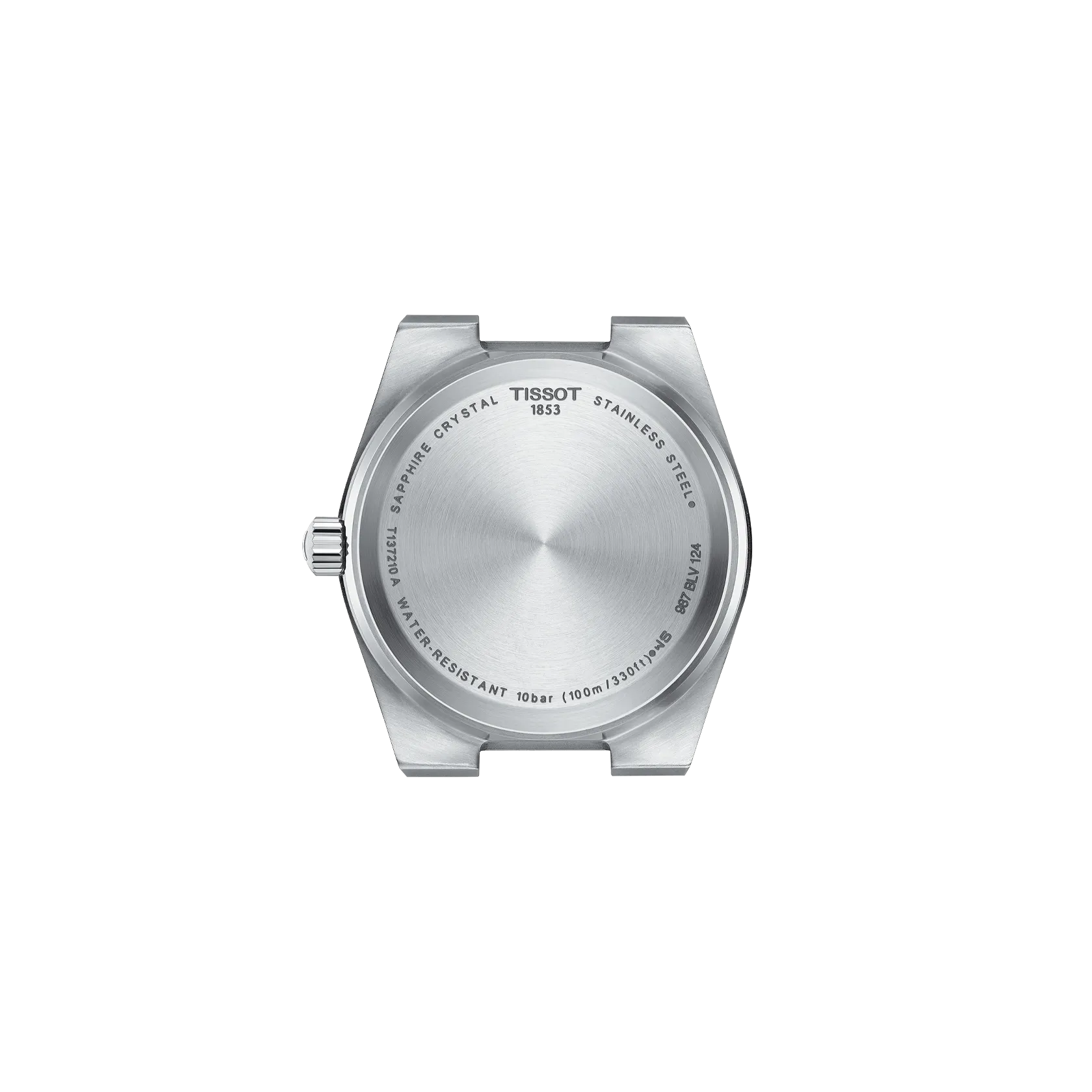 RELOJ TISSOT PRX, CUARZO, ESFERA AZUL, BRAZALETE DE ACERO, FECHA, 35 MM