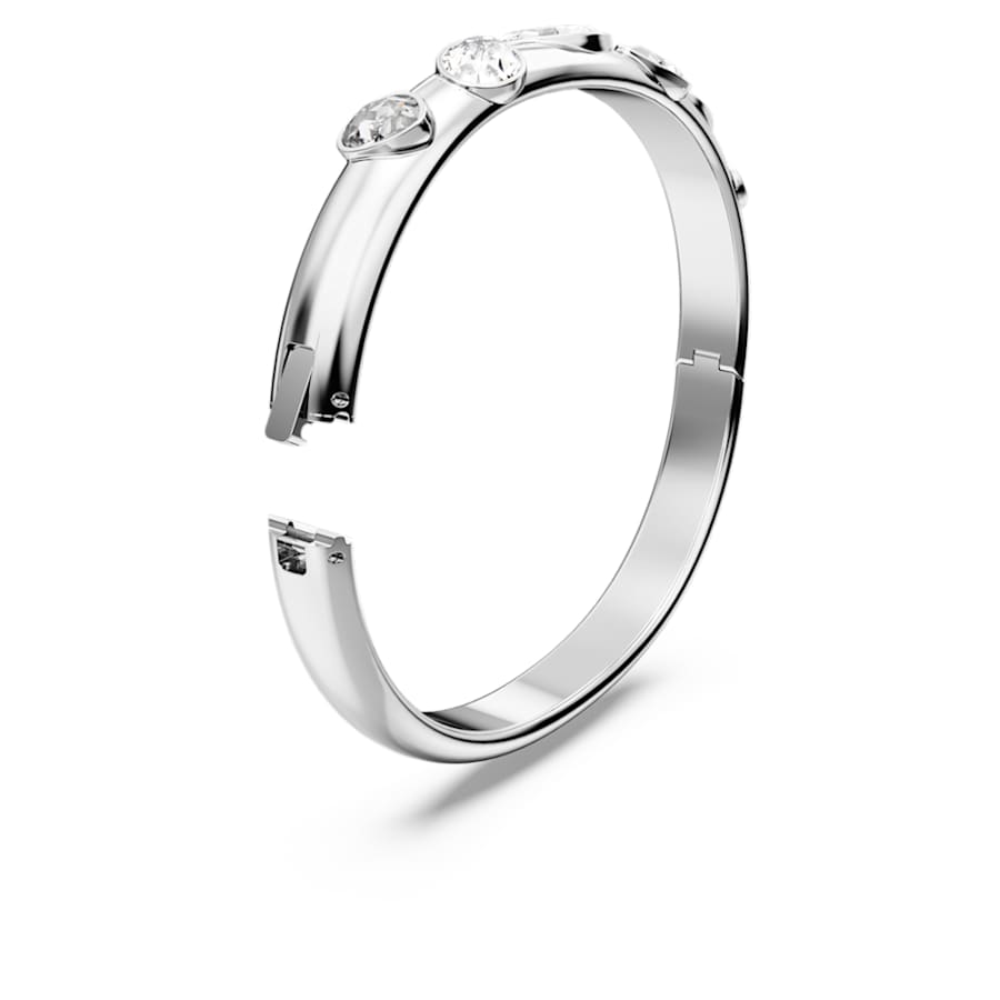 PULSERA SWAROVSKI DEXTERA TALLAS MIXTAS, BLANCO, BAÑO DE RODIO, TALLA M