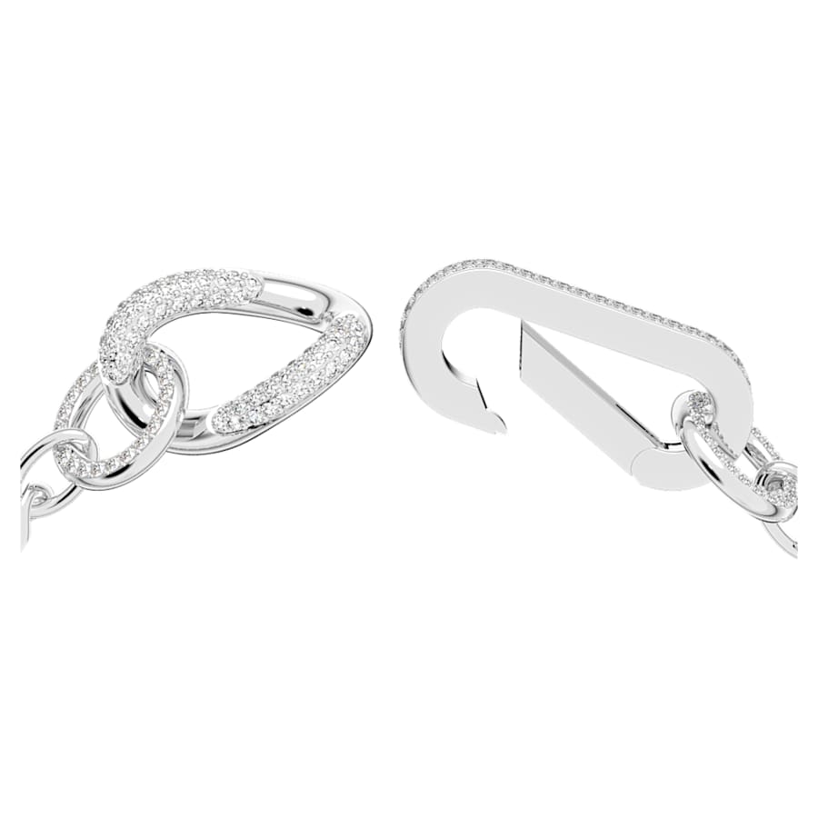 PULSERA SWAROVSKI DEXTERA, TALLA REDONDA, CRISTAL, BAÑO DE RODIO, TALLA XL