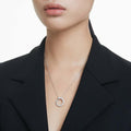 COLLAR SWAROVSKI DEXTERA, TALLA REDONDA, CRISTAL, BAÑO DE RODIO