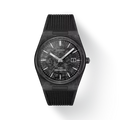 RELOJ TISSOT PRX, AUTOMCÁTICO, ESFERA NEGRA CARBCÓN, FAJA DE CAUCHO NEGRA, CARBCÓN, 40 MM