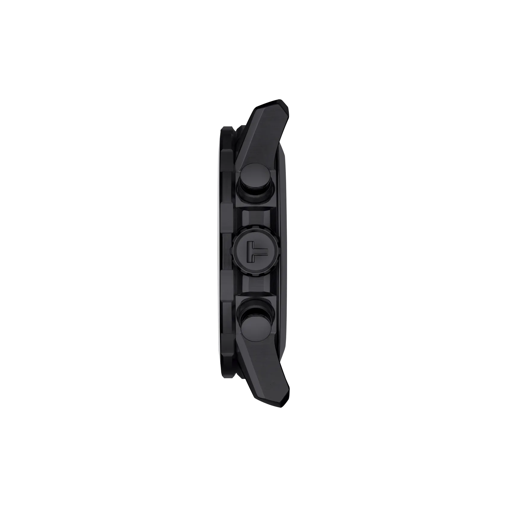 RELOJ TISSOT SUPERSPORT NBA EDICICÓN ESPECIAL, CUARZO, ESFERA NEGRA, BRAZALETE DE CUERO NEGRO, CRONCÓGRAFO, 45.5 MM