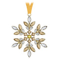 FIGURA DE CRISTAL SWAROVSKI GEMA DECORACICÓN FESTIVA, AMARILLO