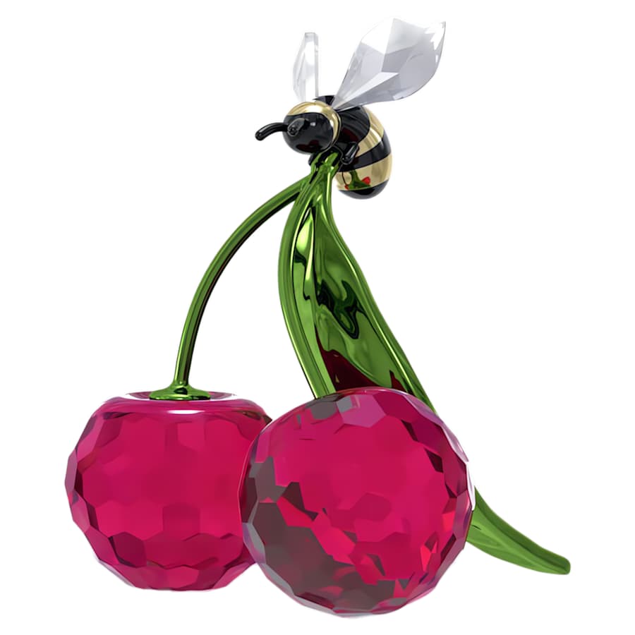 FIGURA DE CRISTAL SWAROVSKI BEE AND CHERRY